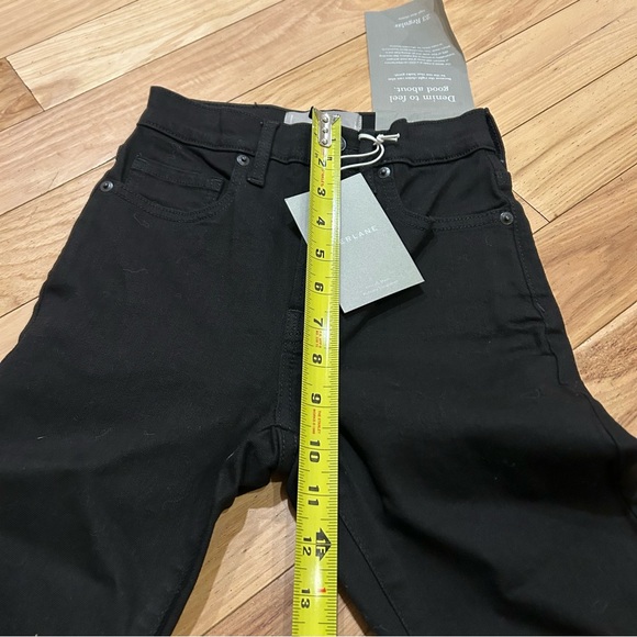 NWT Everlane High Rise Skinny Black Jeans - Women’s Size 23 Regular - Picture 9 of 10